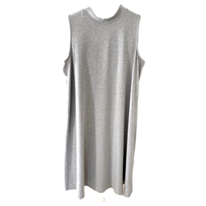 Gray Sleeveless T-Shirt Dress